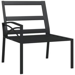 Krzesła ogrodowe z szarymi poduszkami, 2 szt, 62x75x79 cm, stal