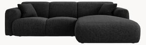 Sofa narożna z szenilu Theo
