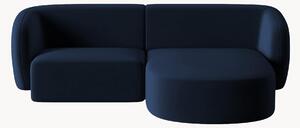 Narożna sofa modułowa z weluru Chiara