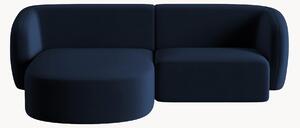 Narożna sofa modułowa z weluru Chiara