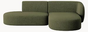 Narożna sofa modułowa z szenilu Chiara