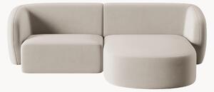 Narożna sofa modułowa z weluru Chiara