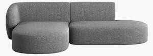 Narożna sofa modułowa z szenilu Chiara