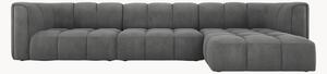 Narożna sofa modułowa z szenilu Adams