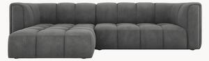 Narożna sofa modułowa z szenilu Adams