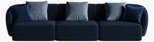 Sofa modułowa z weluru Chiara (4-osobowa), S 266 cm
