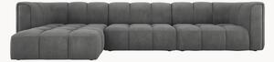 Narożna sofa modułowa z szenilu Adams