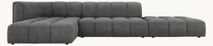 Narożna sofa modułowa z szenilu Adams