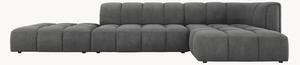 Narożna sofa modułowa z szenilu Adams