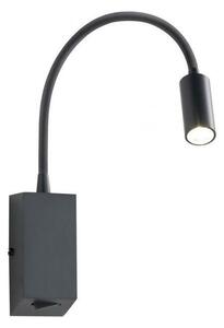 Redo Redo 01-1194 - LED Elastyczna lampka HELLO LED/3W/230V czarny UN0020