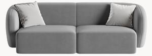 Sofa modułowa z weluru Chiara (2-osobowa), S 188 cm