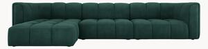 Narożna sofa modułowa z szenilu Adams