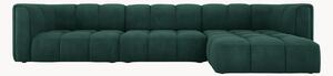 Narożna sofa modułowa z szenilu Adams