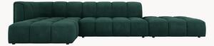 Narożna sofa modułowa z szenilu Adams