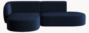 Narożna sofa modułowa z weluru Chiara