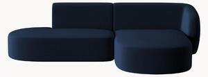 Narożna sofa modułowa z weluru Chiara