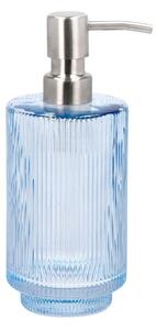 Niebieski szklany dozownik do mydła 400 ml Clarity – Södahl
