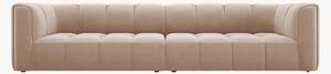Sofa modułowa o wyglądzie aksamitu Adams (4-osobowa), S 286 cm