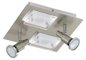 Briloner Briloner 2879-042 - LED Oświetlenie sufitowe COMBINATA 2xGU10/3W + 2xLED/5W/230V BL0381
