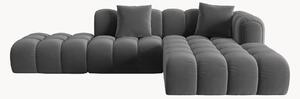 Narożna sofa modułowa z weluru Arden