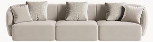 Sofa modułowa z weluru Chiara (4-osobowa), S 266 cm