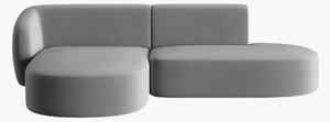 Narożna sofa modułowa z weluru Chiara