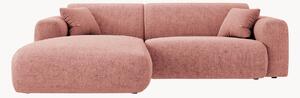 Sofa narożna z szenilu Theo