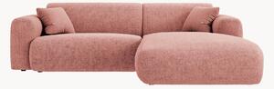 Sofa narożna z szenilu Theo