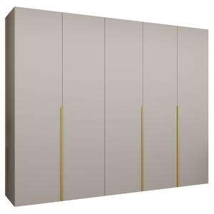 Szafa uchylna otwierana Alicante 1 250 wys. 202 cm kaszmir + u. zÅoty