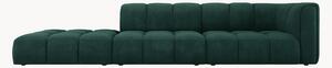 Sofa modułowa z szezlongiem z szenilu Adams (4-osobowa)