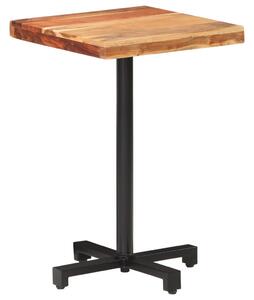 Stolik bistro, kwadratowy, 50x50x75 cm, lite drewno akacjowe