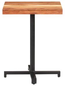 Stolik bistro, kwadratowy, 60x60x75 cm, lite drewno akacjowe