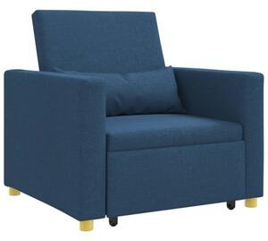RozkÅadana sofa fotelowa 3-w-1 w kolorze niebieskim