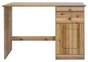 Biurko z szufladami, 110x50x74 cm, lite drewno sosnowe