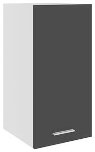 Szafka wisząca, czarna, 29,5x31x60 cm, płyta wiórowa