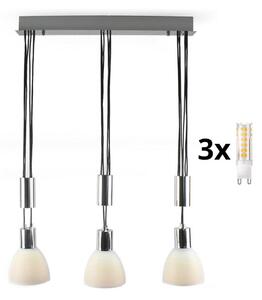 Hermanex LED Żyrandol na lince WENDY 3xG9/33W/230V P3507
