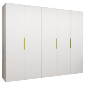 Szafa uchylna otwierana Marbella 1 250 wys. 202 cm biaÅy + u. zÅoty
