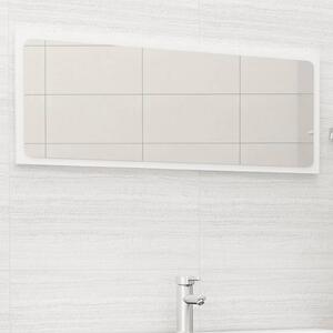 Lustro łazienkowe, białe, 100x1,5x37 cm, płyta wiórowa