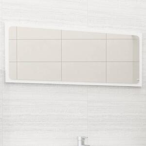 Lustro łazienkowe, białe, 90x1,5x37 cm, płyta