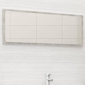 Lustro łazienkowe, szarość betonu, 100x1,5x37 cm, płyta wiórowa