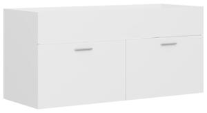 Szafka pod umywalkę, biała, 100x38,5x46 cm, płyta wiórowa