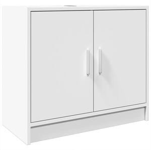 Szafka pod umywalkę, biała 63x29x55 cm, materiał drewnopochodny