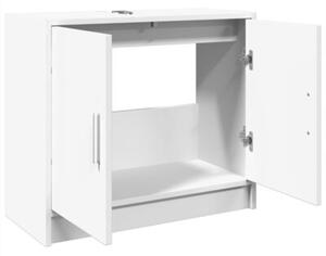 Szafka pod umywalkę, biała 63x29x55 cm, materiał drewnopochodny