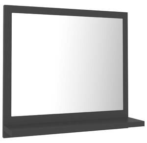 Lustro łazienkowe, czarne, 40x10,5x37 cm, płyta wiórowa