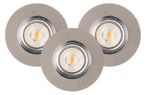 Spot-Light Spot-Light 2511336 - ZESTAW 3x LED Oprawa wpuszczana VITAR 1xGU10/5W/230V SP0751