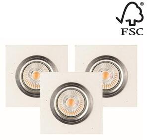 Spot-Light Spot-Light 2515337 - ZESTAW 3x LED Oprawa wpuszczana VITAR 1xGU10/5W/230V beton SP0749