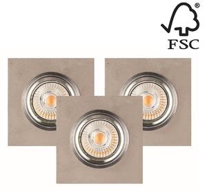Spot-Light Spot-Light 2515336 - ZESTAW 3x LED Oświetlenie podwieszane VITAR 1xGU10/5W/230V beton SP0747