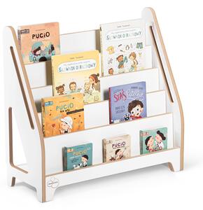 Biblioteczka Montessori dla dzieci LEA MAX biała