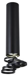 Candellux Żyrandol natynkowy TUBA 1xGU10/50W/230V czarny CA0363