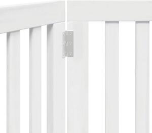 Składana bramka zabezpieczająca dla psa, 2 panele, biała, 160cm